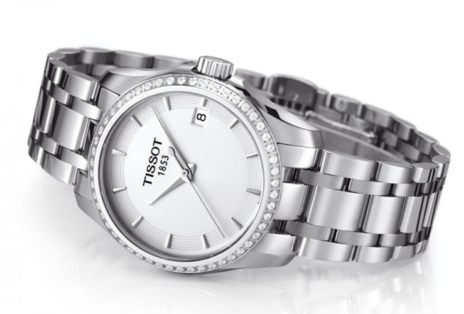 天梭全新推出库图系列女款钻石腕表（图）